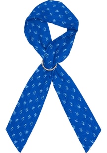 Kansas Jayhawks Skinny Satin Womens Scarf