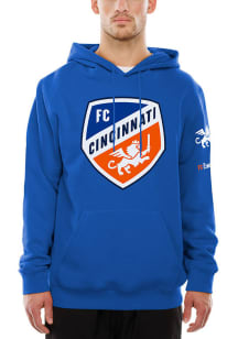 New Era FC Cincinnati Mens Blue M2O Primary Logo Hood