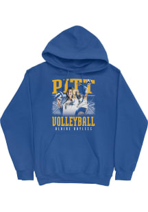 Blaire Bayless Campus Ink Pitt Panthers Youth Illustrated Hoodie Long Sleeve Player Hoodie Blue