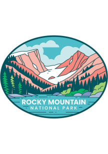 Colorado Rocky Mountain National Park Oval Magnet