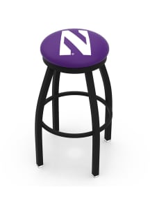 Northwestern Wildcats Black Pub Stool - Black