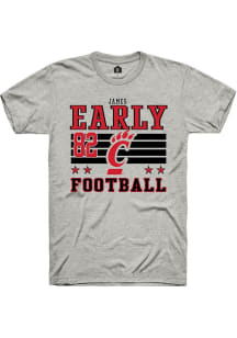 James Early Cincinnati Bearcats Ash Football NIL Striped Short Sleeve Player T Shirt