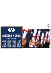 BYU Cougars Class of 2026 Floating Picture Frame - Navy Blue