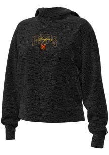 Under Armour Maryland Terrapins Womens Black Armour Hooded Sweatshirt
