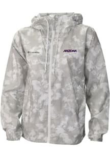 Columbia Arizona Wildcats Womens White Heat Seal Flash Challenger Light Weight Jacket