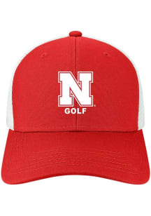 Legacy Nebraska Cornhuskers Golf Mid Pro Trucker Adjustable Hat - Red