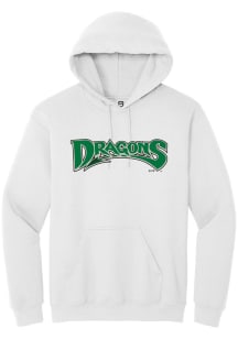 Summit Sportswear Dayton Dragons Mens White Alt Logo Wordmark Long Sleeve Hoodie