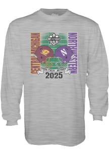 Blue 84 Central Michigan Chippewas Grey 2025 Game Above Sports Bowl Head to Head Long Sleeve T Shi..