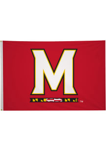 Maryland Terrapins 4' x 6' Silk Screen Grommet Flag - Red