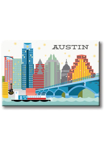 Austin The Found City Skyline Magnet