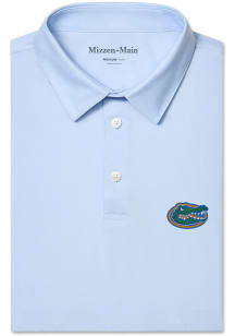 Mizzen+Main Florida Gators Mens Light Blue Versa Short Sleeve Fashion Polo