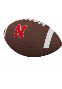 Logo Brands Nebraska Cornhuskers Primary Rubber Football Football