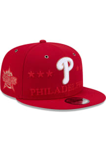 New Era Philadelphia Phillies Red 2026 MLB All Star Game On-Field 9FIFTY Mens Snapback Hat