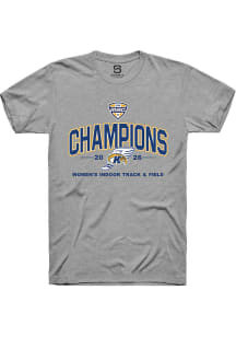 Summit Sportswear Kent State Golden Flashes Grey MAC 2026 Women's Indoor Track & Field Champions S..