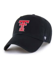 47 Texas Tech Red Raiders Double T Clean Up Adjustable Hat - Black