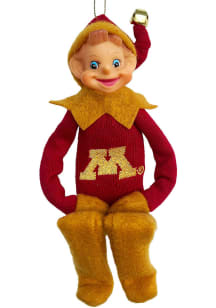 Minnesota Golden Gophers 12inch Elf Ornament - Maroon