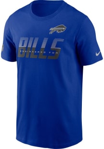 Nike Buffalo Bills Blue Sideline Short Sleeve T Shirt