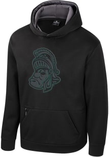 Colosseum Michigan State Spartans Youth Black Fridge Long Sleeve Hoodie