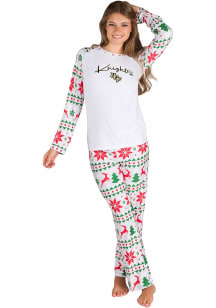 Concepts Sport UCF Knights Womens White Holiday Tidings PJ Set