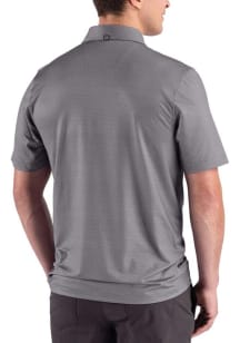 Cutter and Buck K-State Wildcats Mens Black Lattice Short Sleeve Polo