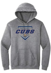 Summit Sportswear Iowa Cubs Mens Graphite Homeplate Long Sleeve Hoodie