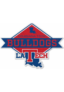 Louisiana Tech Bulldogs Diamond Sport Shape Pennant - Navy Blue