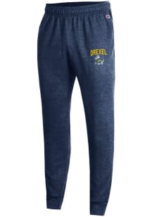 Champion Drexel Dragons Mens Navy Blue Vault Dragon Sweatpants