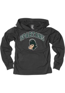 Wes and Willy Michigan State Spartans Youth Black Team Graphic Long Sleeve Hoodie