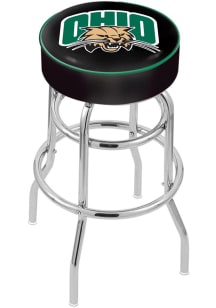 Ohio Bobcats Double-Ring Swivel Pub Stool - Black