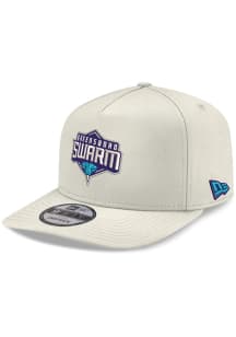 New Era Greensboro Swarm 9FIFTY A Frame Adjustable Hat - White