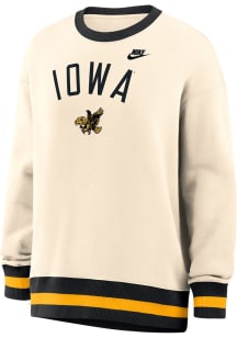 Nike Iowa Hawkeyes Womens Natural Arch Phoenix Crew Sweatshirt
