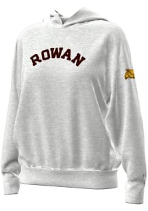 Under Armour Rowan University Womens Grey Icon Fleece Hooded Sweatshirt