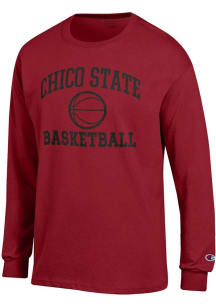 Champion CSU Chico Wildcats Crimson Basketball Jersey Long Sleeve T Shirt