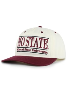 Missouri State Bears Retro Two Tone 5-Panel The Bar Adjustable Hat - Ivory