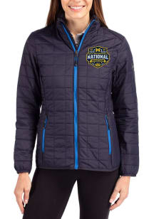 Cutter and Buck Michigan Wolverines Womens Navy Blue 2026 MBB Champions Rainier PrimaLoft Heavy We..
