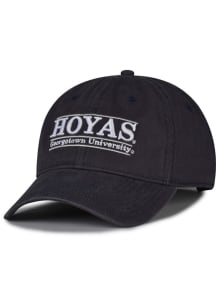 Georgetown Hoyas Retro Bar Relaxed Adjustable Hat - Navy Blue