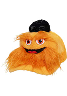 Mitchell and Ness Philadelphia Flyers Gritty Face Trucker Adjustable Hat - Orange