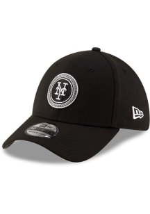 New Era New York Mets Mens Black Tonal City Connect 39THIRTY Flex Hat