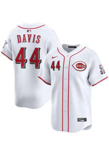 Eric Davis Nike Cincinnati Reds Mens White Home Limited Baseball Jersey