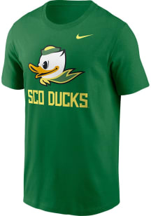 Nike Oregon Ducks Green Logo Mantra Short Sleeve T Shirt