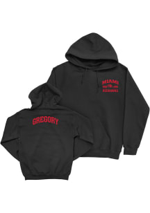 Elizabeth Gregory Campus Ink Miami RedHawks Youth NIL Victory Long Sleeve Player Hoodie Black