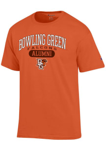 Champion Bowling Green Falcons Orange Pill Box Alumni Jersey Short Sleeve T Shirt