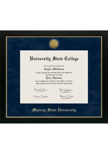 Murray State Racers Medallion Manchester Diploma Frame - Navy Blue