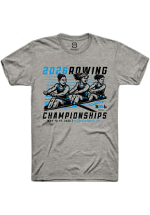 Summit Sportswear Big Ten Dark Grey 2026 Rowing Championships Short Sleeve T Shirt