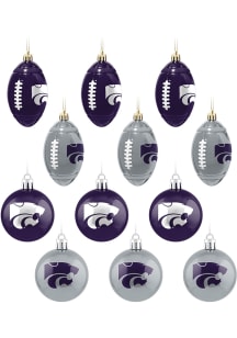 K-State Wildcats 12 Pack Ornament - Purple