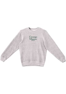Summit Sportswear George Mason University Womens Grey Nantucket Script Crew Sweatshirt