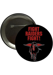 Texas Tech Red Raiders 3" Fight Raiders Fight! Button - Red