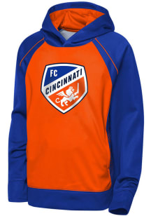 FC Cincinnati Youth Blue Fierce Striker Long Sleeve Hoodie