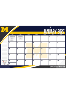 Michigan Wolverines 2027 17x11 Desk Pad Calendar