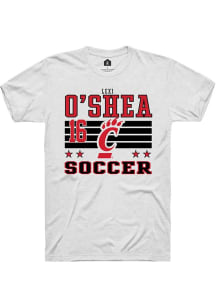 Lexi O’Shea Cincinnati Bearcats White NIL Striped Short Sleeve Player T Shirt